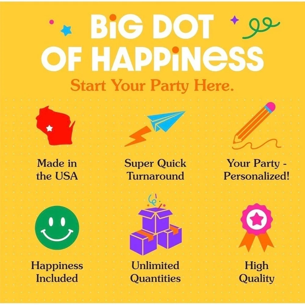 Big Dot of Happiness boho botanical